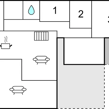Three-bedroom Holiday In Billund ビルン